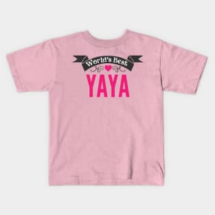 World's Best Yaya Kids T-Shirt